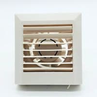 AirTech-UK 100mm (4 Inch) Bathroom & Kitchen Extractor Fan with Pull Cord – Quiet Ceiling, Wall, or