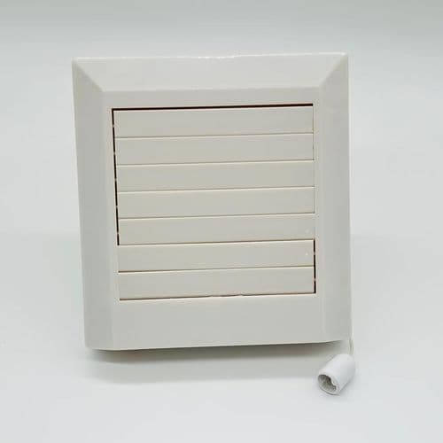 AirTech-UK 100mm (4 Inch) Bathroom & Kitchen Extractor Fan with Pull Cord – Quiet Ceiling, Wall, or