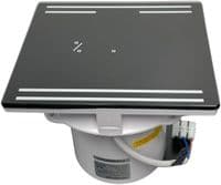 AirTech-UK 100mm (4 Inch) Black Glass Bathroom Extractor Fan with Humidistat & Timer – Silent Ventil