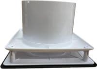 AirTech-UK Powerful Bathroom Extractor Fan with Humidistat – Silent 150mm (6 Inch) Wall Mounted Vent