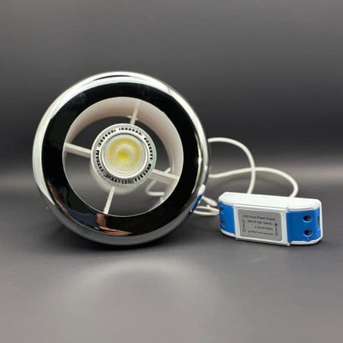 Airvent With LED Light and Transformer 3W 4" 100mm