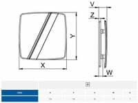 Bathroom Extractor Fan 100mm/4