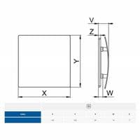 Bathroom Extractor Fan 100mm / 4