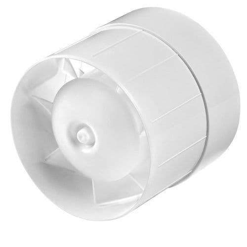 Bathroom inline extractor fan 100mm 4" air flow ventilator