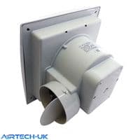 Bathroom Kitchen Ceiling Extractor Exhaust Fan with LED Light 100mm 4