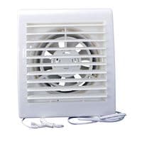 Bathroom Kitchen Extractor Exhaust Fan Pull Cord 150mm 6