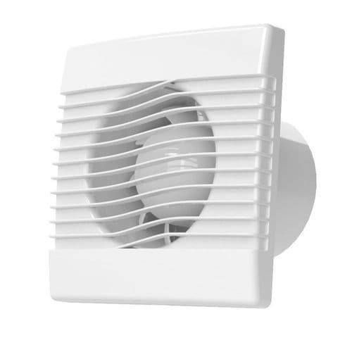 Bathroom Kitchen Extractor Fan Low Noise  100mm 4" Pull Cord  Energy Efficient