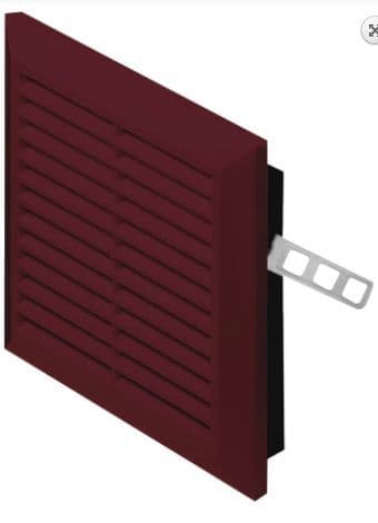 Brown Air Vent Plastic Grill Ventilation Ducting