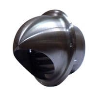 Bull Nose Air Vent Grille Extract Supply Valve WMN100 Stainless Steel