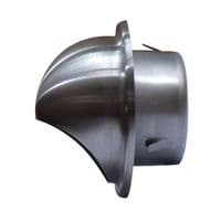 Bull Nose Air Vent Grille Extract Supply Valve WMN100 Stainless Steel