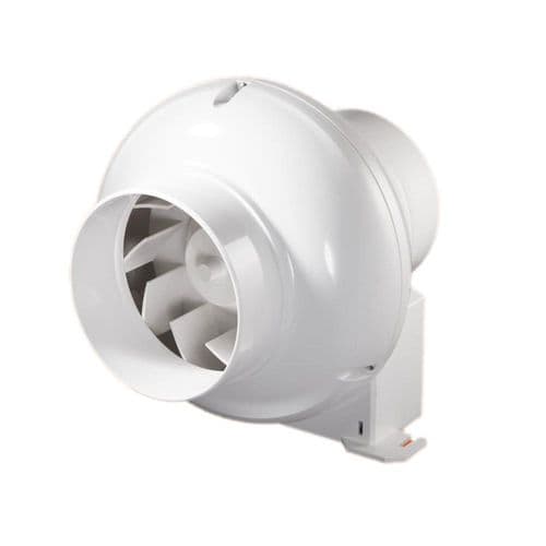 Centrifugal Inline Duct Extractor Fan With Timer 100mm/4"