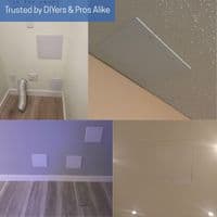 CRW Plastic Access Panel White Paintable - 350mm x 350mm