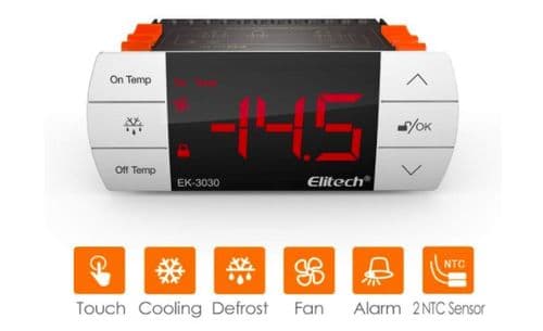 Digital Temperature Controller Universal two Probes  ELITECH EK-3030