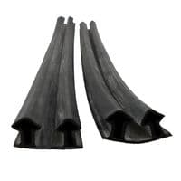 Double Diamond Cold Room Door Gasket Door Seal Black with Fixing PVC Strip Per Meter