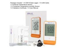 Elitech GSP-6 Temperature & Humidity Recorder 16000 Points Data Logger Reusable