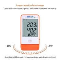 Elitech GSP-6 Temperature & Humidity Recorder 16000 Points Data Logger Reusable