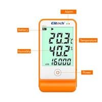 Elitech GSP-6 Temperature & Humidity Recorder 16000 Points Data Logger Reusable