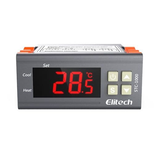 Elitech Temperature Controller STC-1000 All-Purpose Digital Thermostat