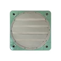 Explosion Proof  Commercial Ventilation Exhaust Metal Axial Fan Air Blower with Louver Grill  400mm