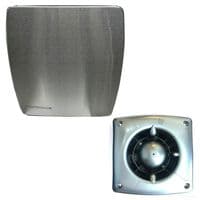 Modern Bathroom Exhaust Fan Low Noise Stainless Steel Panel 100mm/ 4