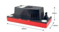RedBox 1 Litre Low Profile  Condensate Pump 5.1m Lift with Safety Switch