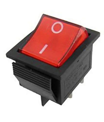 ROCKER SWITCH SPST 250VAC 15AMP