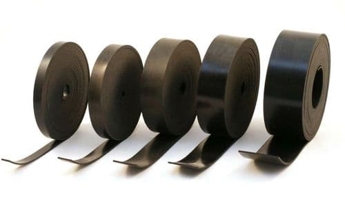 Rubber Strip Gasket Solid Neoprene  1.5mm Thick x 5m Long