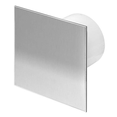 Stainless Steel TRAX Style Bathroom Extractor Fan 100mm/4" Option of  Timer Pull cord Humidity