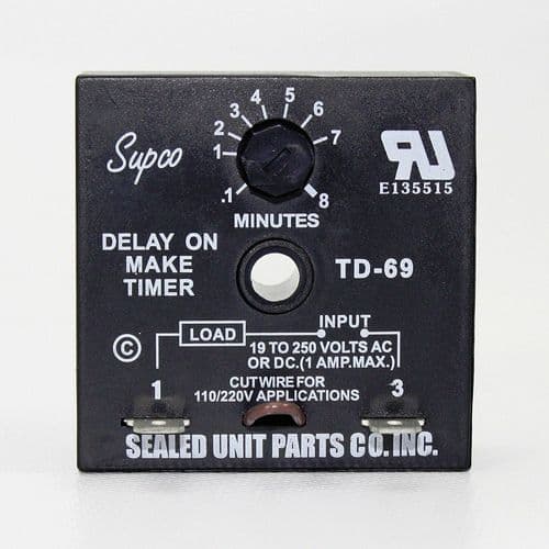 Time Delay on Make Timers Supco TD69