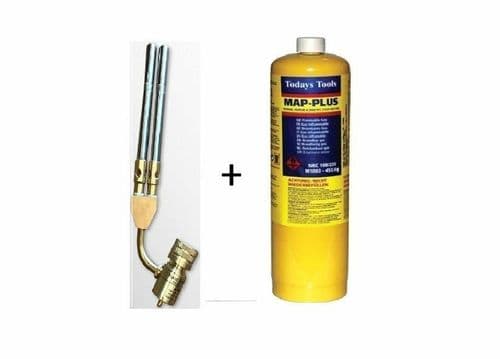 Twin Burner Turbo Swivel Pro Map Gas With 1 Map Plus Gas Cylinder