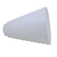 Universal Reducer for Ventilation Systems with 80 to 200mm Diameter Duct Reducer - Connector Tube