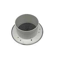 Ventilation Grille Round Satin Silver 4