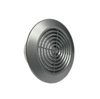Ventilation Grille Round Satin Silver 4