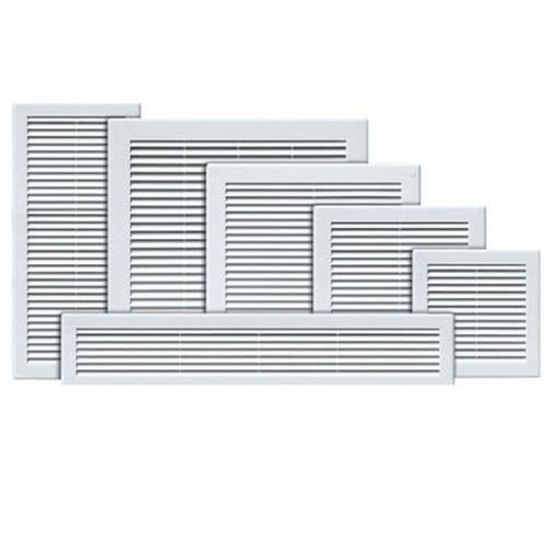 White air vent grille cover wall ducting ventilation grid