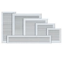 White air vent grille cover wall ducting ventilation grid