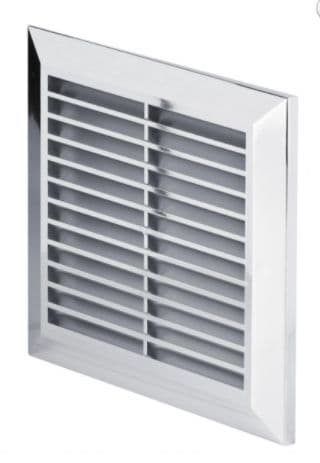 White Air Vent Plastic Grille Ventilation Ducting