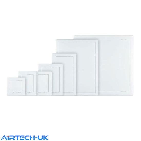 White Plastic Access Panels