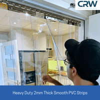 2mm x 200mm PVC Strip Curtain Kit Standard