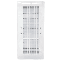 Adjustable Vent Grille, Wall Floor Register 90X250mm Opening  with Insect Net T20A