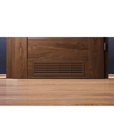 Bathroom Door Grille 120 mm x 440 mm Ventilation Cover White