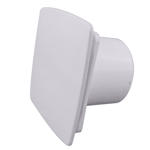 Bathroom Extractor Fan 100mm/4" White Plastic Front  Option of Timer Pull cord Humidity Sensor