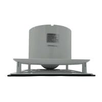 Bathroom Extractor Fan Matte Black Glass 150mm/6