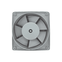 Bathroom Extractor Fan Matte Black Glass 150mm/6
