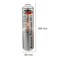 Butane Propane Mix Gas Cartridge - 350g Threaded EN417, GoSystem Premium Blend for Low Temperature