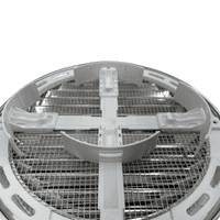 Chrome Circle Air Vent Grille Adjustable Ducting 100mm 4