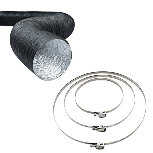 Combi Dryer Hose 250mm 10" | 5M + 2 Clamps