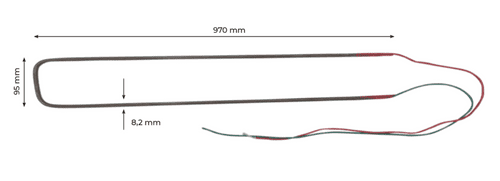 Double (Twin) Defrost Heater 930mm