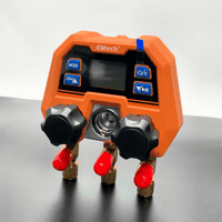 Elitech DMG-4B Digital Manifold Gauge Set with App Control for HVAC Systems