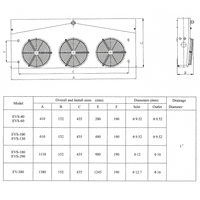 Evaporator 400W Slim Single fan EVS 60 Slim Panel