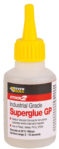 Everbuild Industrial Superglue Stick2 GP 50g